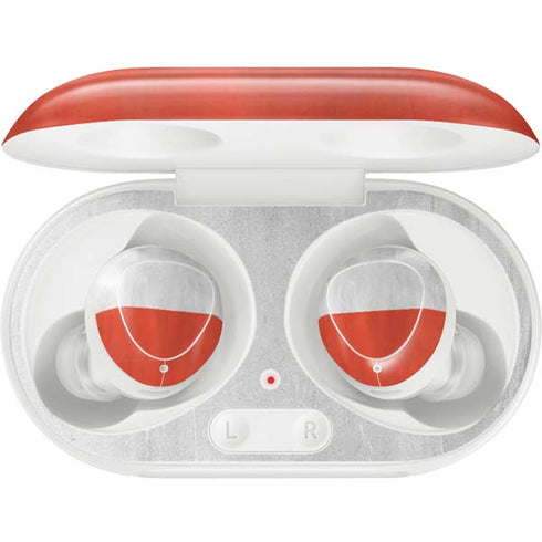 Distressed Austria Flag Galaxy Buds Plus Skin